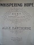 Whispering Hope - Vocal Duet for Soprano and Alto with Piano Accompaniment