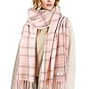 Bufanda de invierno para mujer, bufanda larga y colorida a cuadros, cálida y suelta, manta de invierno y otoño, regalo