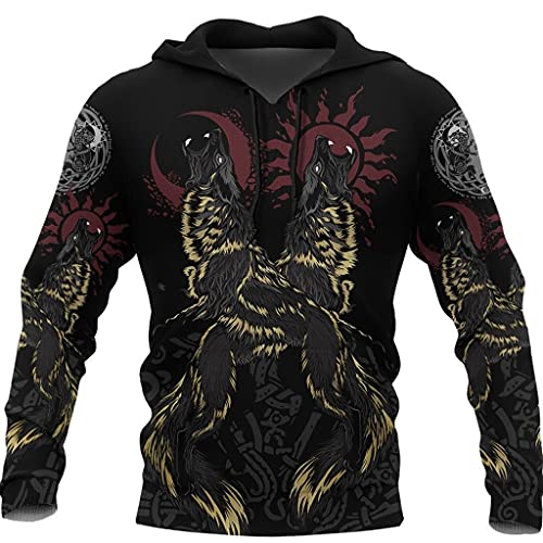 Vêtements de loup viking graphiques pour vos séances de sport et moments de détente