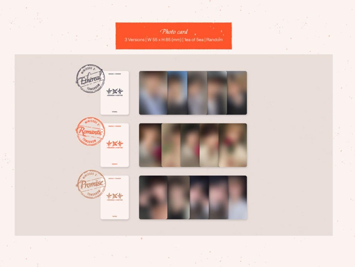TXT minisode 3: TOMORROW 6th Mini Album 3 Ver Set (Ship by DHL Express)