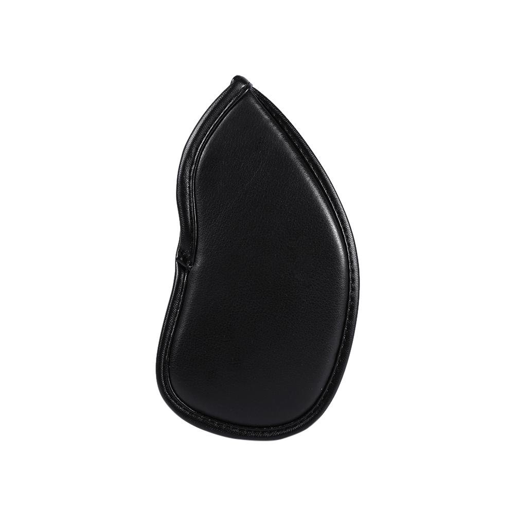 Nikou Club Head Cover, Covers Sleeve, Golf Iron Putter 12pcs PU Leather Black Cover Protector Set