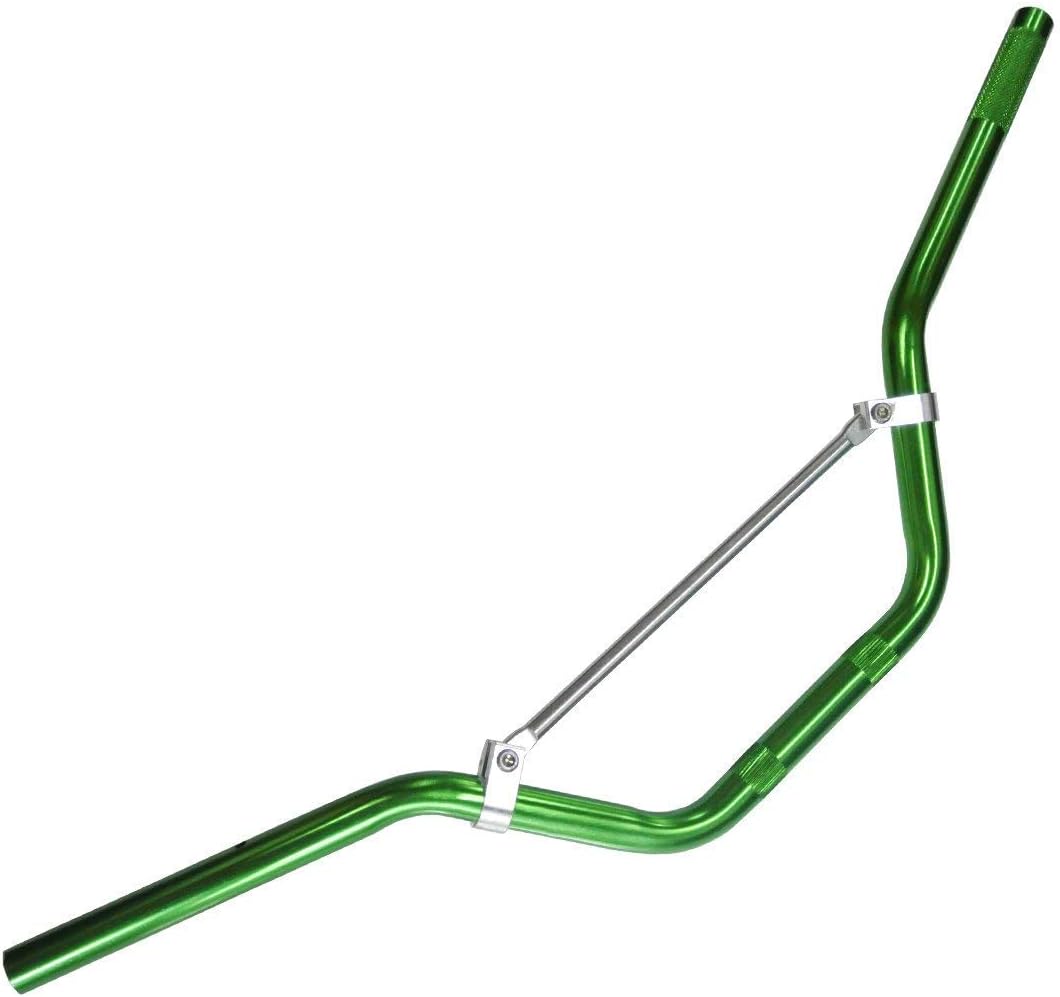 2L GREEN 7/8" 22mm diameter ALUMINUM HANDLEBAR HANDLE BAR XR70 CRF70 KLX110 pit dirt bike HB08
