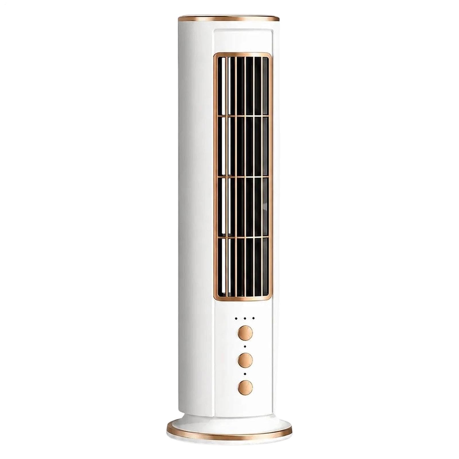 Ventilatore A Torre Da Tavolo Soffiatore D'Aria Oscillante Senza Pale A 3 | Ventilatore a torre verticale per patio balcone dormitorio appartamento cucina camera da