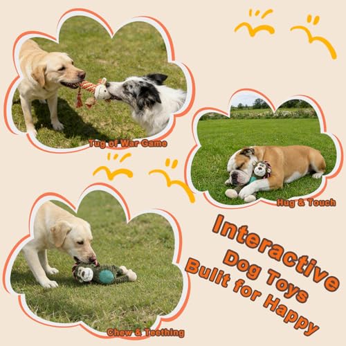 Juguete para perros con sonido 3 unidades miniatura 5