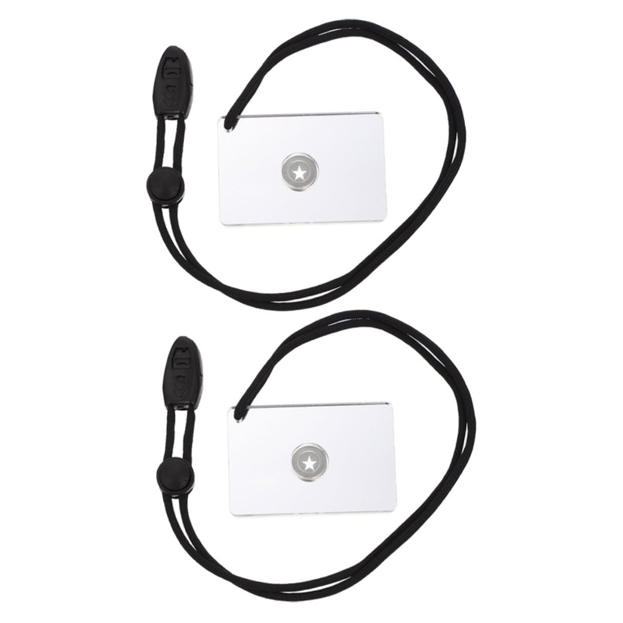 Kisangel Kit De Miroir De Signalisation Sifflet De Randonnée Miroir Arrière Équipement De Camping Feu De Gabarit pour Remorque Fournitures De Camping Tente Grille- Boussoles De