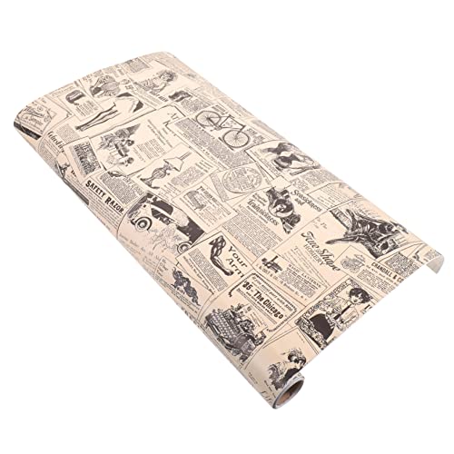 Angoily Papel Pintado Autoadhesivo Vintage, Papel De Contacto Retro, Removible y Reutilizable, Decorativo Para Sala De Estar y Dormitorio, De 17.7x117 Pulgadas