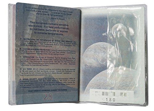 Set of 4 Heavy Duty Clear Vinyl Plastic Passport Cover Holder Travel Made in USA4