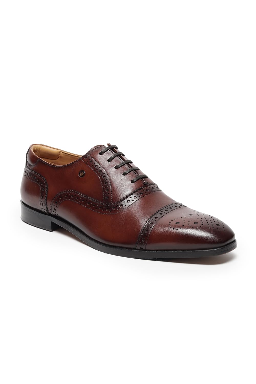 louis philippe Men Brown Lace Up Shoes-picture-15