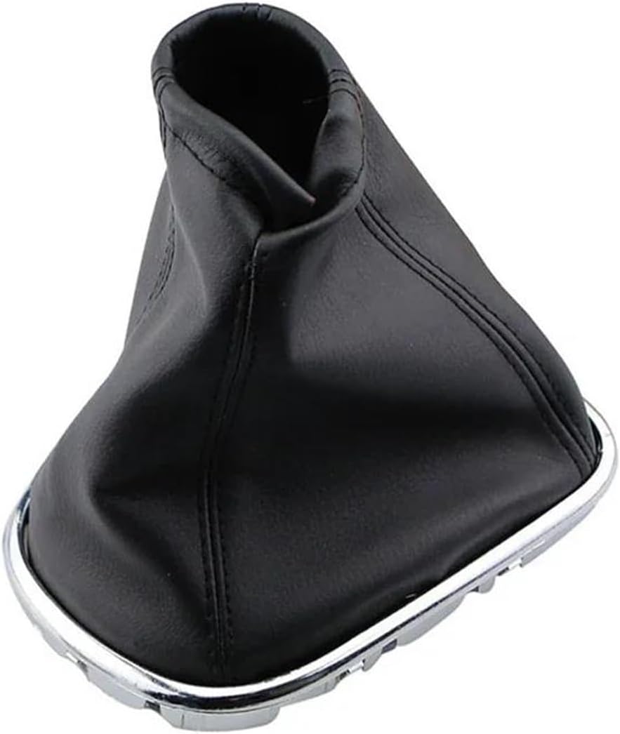 Car Interior Car Gear Shift Knob Gaiter Boot Cover for Chevy for Cruze 2008 2009 2010 2011 2012 2013 Dust-Proof Collars Accessories(Black)