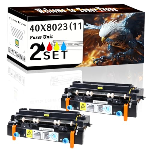 40X8023(110V) Fuser Unit Compatible for Xerox MX410de MX510de MX511de MX611dhe MX611dte XM1140 XM1145 XM3150 Printers, Office Printing is Easy Clear Smooth (2 Set) -  AGNNQ