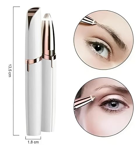 Caneta Depilador Sobrancelha Elétrico Removedor Tira Pelos USB Recarregável