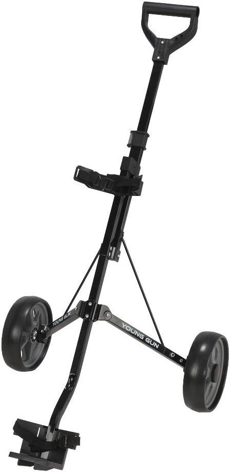 Young Gun Kids Adjustable Golf Cart for Junior Golfers 3-14 Years Old