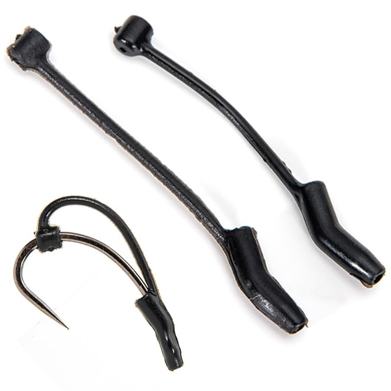 60 piezas Kickers para pesca carpa D Rig, alineadores de línea miniatura 6