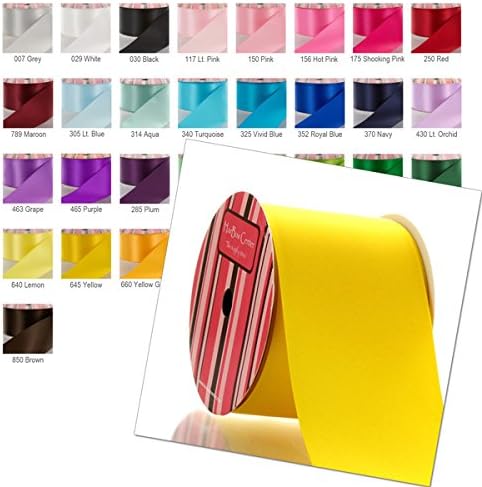 2.25 " Double Facedサテンリボン 100 yard ブルー