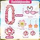 Molirex Hawaii Kette Blumen Deko 6pcs, Blumenketten Hawaii Mit Blume-ArmbäNder, Swan Sonnenbrille, Stirnband, Ohrringe, Hawaii Hemd Party Strand Deko