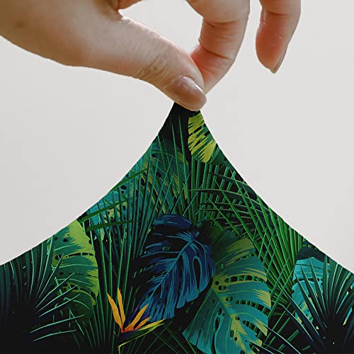 Hosima Tropical Green Sofa Covers For 3 Cushion Couch,Banana Leaves Large Sofa Slipcover,Plants Pattern Printed Sofa Covers,Living Room Stretch Couch Covers For 3 Seater Furniture Covers #TOP5