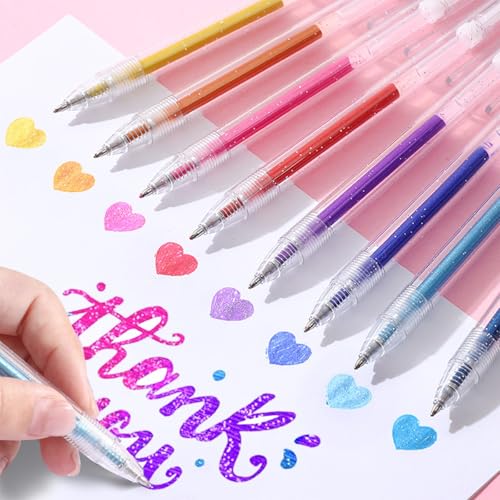 Bolígrafos gel brillo 18 colores FRANDEK miniatura 3