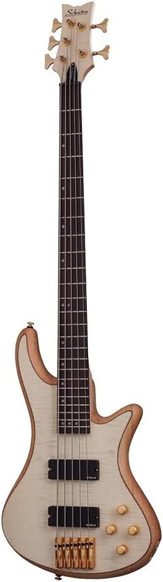 Stiletto Custom-5 Electric Bass (5 String, Natural Satin)