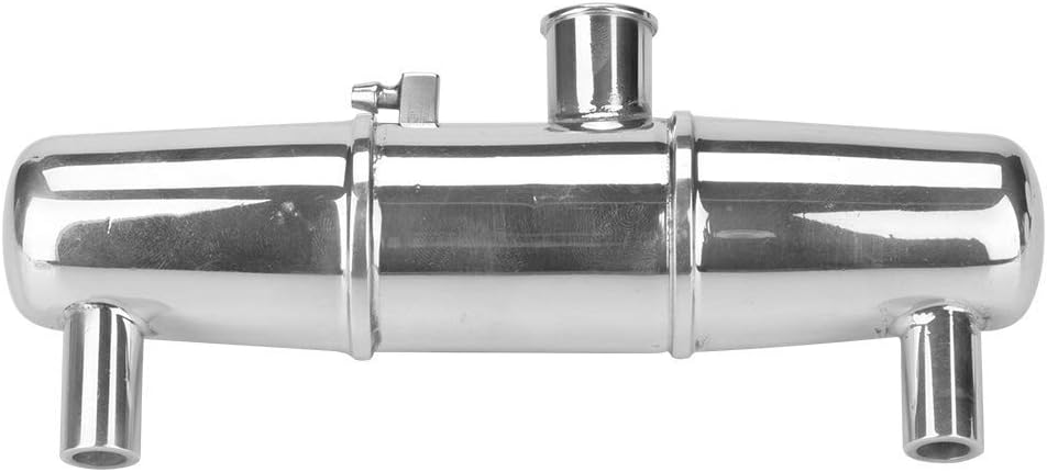 Dual Exhaust Joint Tubing, Durable Aluminium Alloy Construction, Exhaust Pipe for 1/8 Scale RC Model Cars, Off-Road Racing and Hobbyist Upgrades