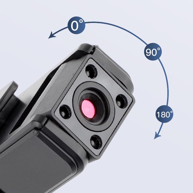 RAINPOT Saker Ultra hd 2-in-1 Sports Video Audio Recorder,1080P Wearable Body Camera, IR Night Vision, Wide Angle, 5H Record, Clip-On Sports Recorder (1 Pack)