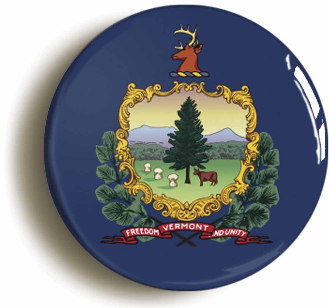 Ozorath Vermont United States State Flag Fridge Magnet