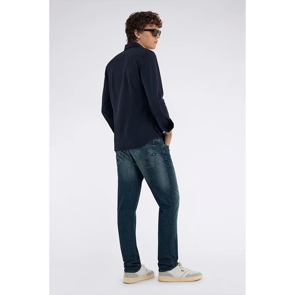 gas Denim Stretch Leggero Uomo Albert Simple Rev 25MD b0057
