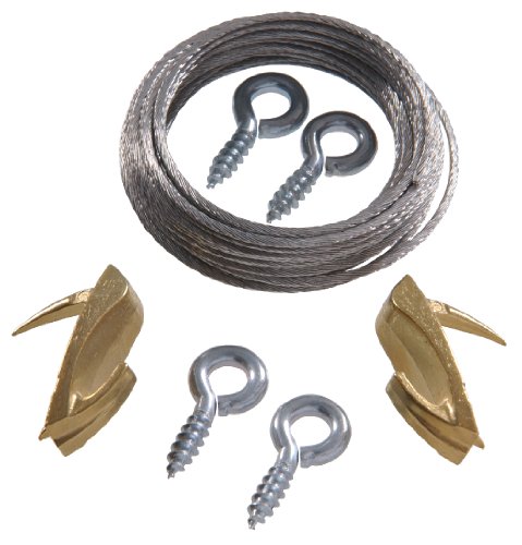 Image of Hillman Cobra Wall Biter Picture Hanging Kit Large 25 lb to 60 lb 7 Piece 122397