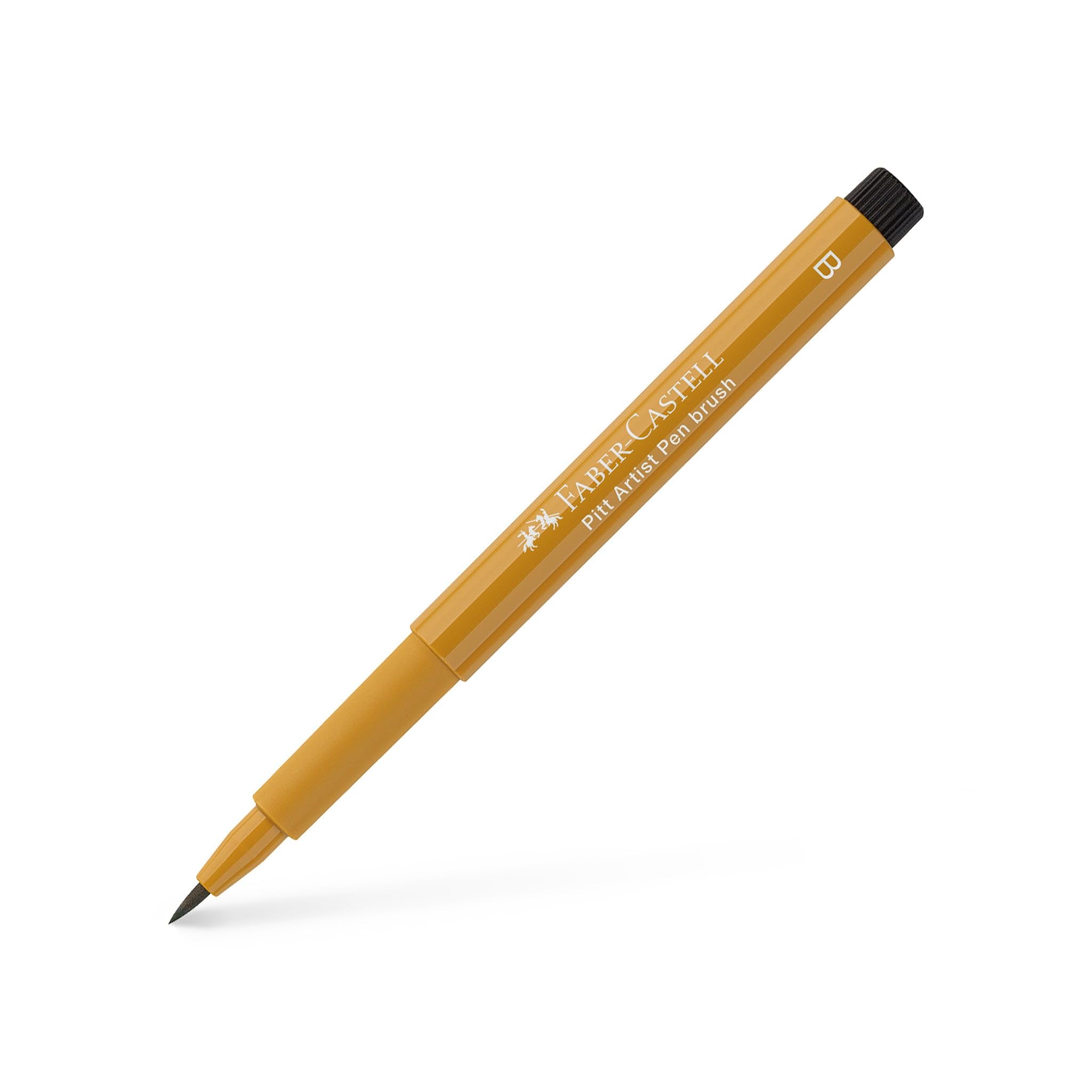 Faber-Castell Art & Graphic Pitt Artist Pen Brush India Ink, Green Gold, Single, for Art, Craft, Drawing, Sketching, Home, School, University, Colouring — image 1