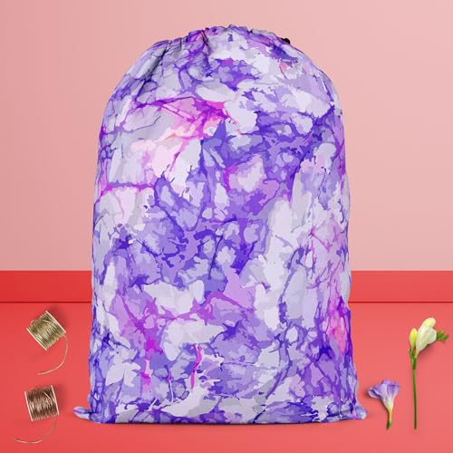 Image of ArtzFolio Bright Purple | Reusable Sack Bag | Bag for Gym, Storage, Vegetable & Travel
