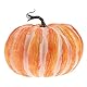 Woration Gefälschter Kürbis Dekoration 21,5 cm Groß Gelb künstlicher Kürbis Künstliches Gemüse Lebensmittelmodell für Herbst Ernte Halloween Erntedankfest
