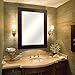 MCS 24x36 Inch Embossed Tile Wall Mirror, 32x44 Inch Overall Size, Bronze