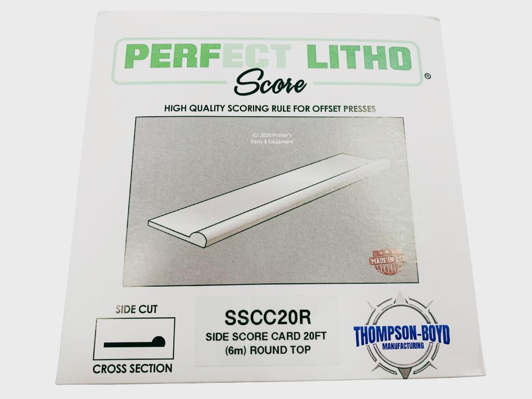 Thompson Litho Score for Card Perf - Side Score (20ft (6m)(T-501R) (Replacement for HS Boyd 827-3) (SSCC20R)