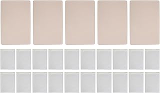 Pele para Prática de Tatuagem, 5 Peças de Pele Falsa para Prática Com 20 Peças de Papéis de Transferência Reutilizáveis Simulação Autêntica Sem Tinta Estêncil Kit de Papel Pele