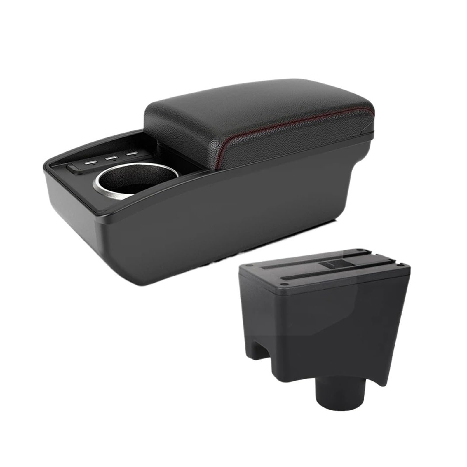 UDHQAJC For Sandero Car Armrest Box Storage Box Car Accessories Car Centre Console Armrest Box