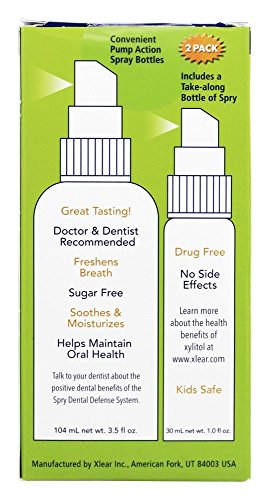 Xlear - Spry Aloe Vera Moisturizing Mouth Spray 4.5 Ounces/134Ml (Pack Of 2) #TOP27
