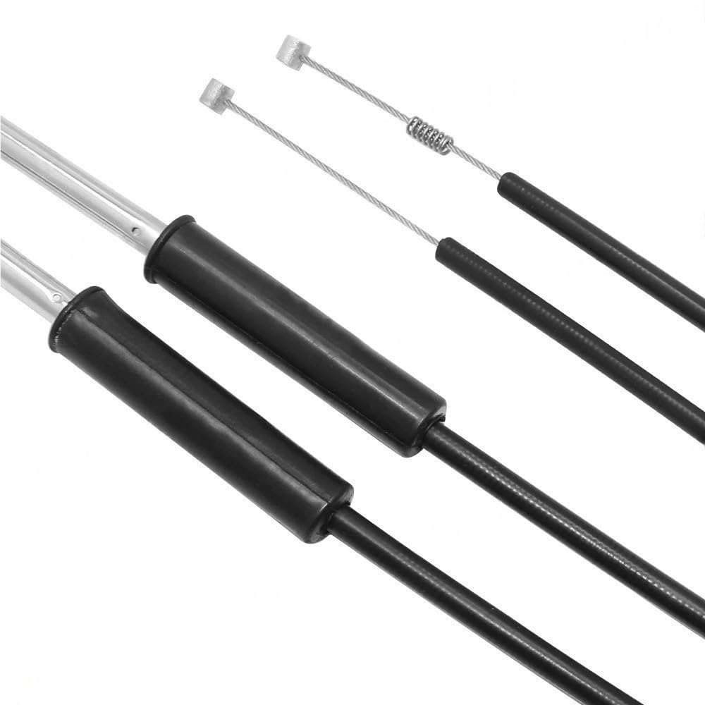 Cables de acero tejidos para motocicleta, funda cables acelerador Para Sportster XL1200 883 Para Dyna Para Road King Para Electra Glide