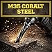 5/8 Inch Cobalt Reamer Bit (Industrial Grade M35 Cobalt) Spiral Reamer for Deburring Metal, Stainless Steel, & Other Hard Metals