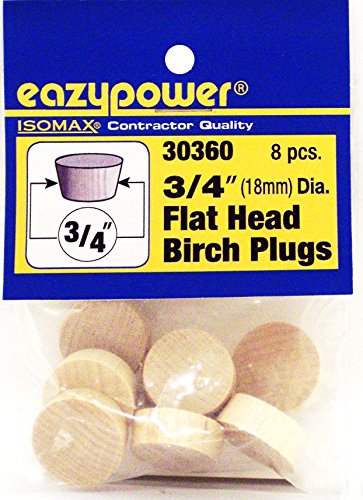 Image of Eazypower 30360 3 /4 inch Flat Head Plugs (8 Piece)
