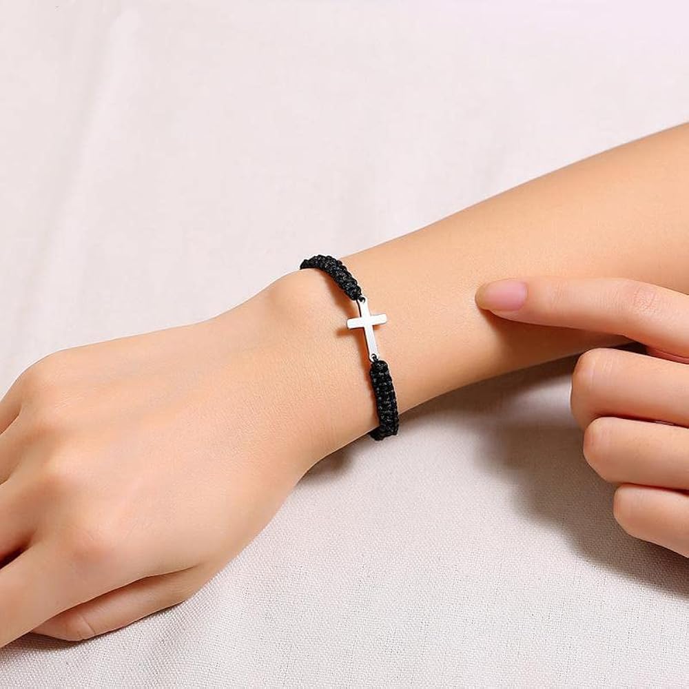 アクセサリー Hair Band # 2 Cross Bracelet Black Hair Band # 2 Cross Bracelet Black