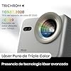 Hisense M2 Pro - Mini Proyector Laser Trichroma UHD 4K Smart TV, de 65" a 200", 1300 Lumen, Dolby Vision, Zoom Óptico, Autoenfoque, Protección Ocular, Auto-Corrección Trapezoidal #5