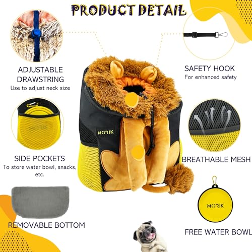 MORIK Lion’s Den: Pet Backpack Carrier for Small Dogs and Cats Under 20 lbs. with Good Ventilation, Washable Mat, and Safety Strap, Ideal for Travel, Hiking, and Everyday Adventures (Medium) MORIK Lion’s Den: Pet Backpack Carrier for Small Dogs and Cats Under 20 lbs. with Good Ventilation, Washable Mat, and Safety Strap, Ideal for Travel, Hiking, and Everyday Adventures (Medium)