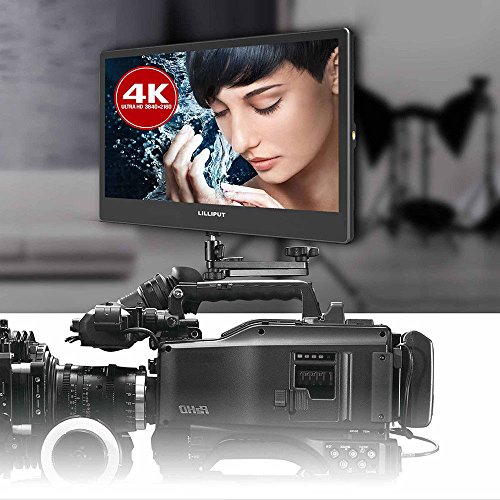 Image of LILLIPUT A12-12.5 inch 4K Monitor 3840 x 2160 with HDMI, Displayport and SDI connectivity with V-Mount Battery Plate