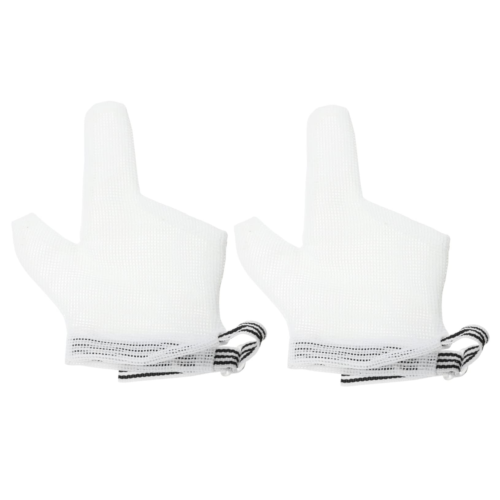 1 Pair Anti-Eating Gloves The Mitten Mittens Gloves for Stop Gloves Stop Thumb Thumb Gloves Thumb Gloves Nylon White