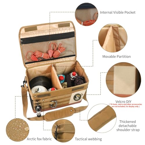 Bolsa de almacenamiento de camping impermeable multifuncional con asas de hombro 3