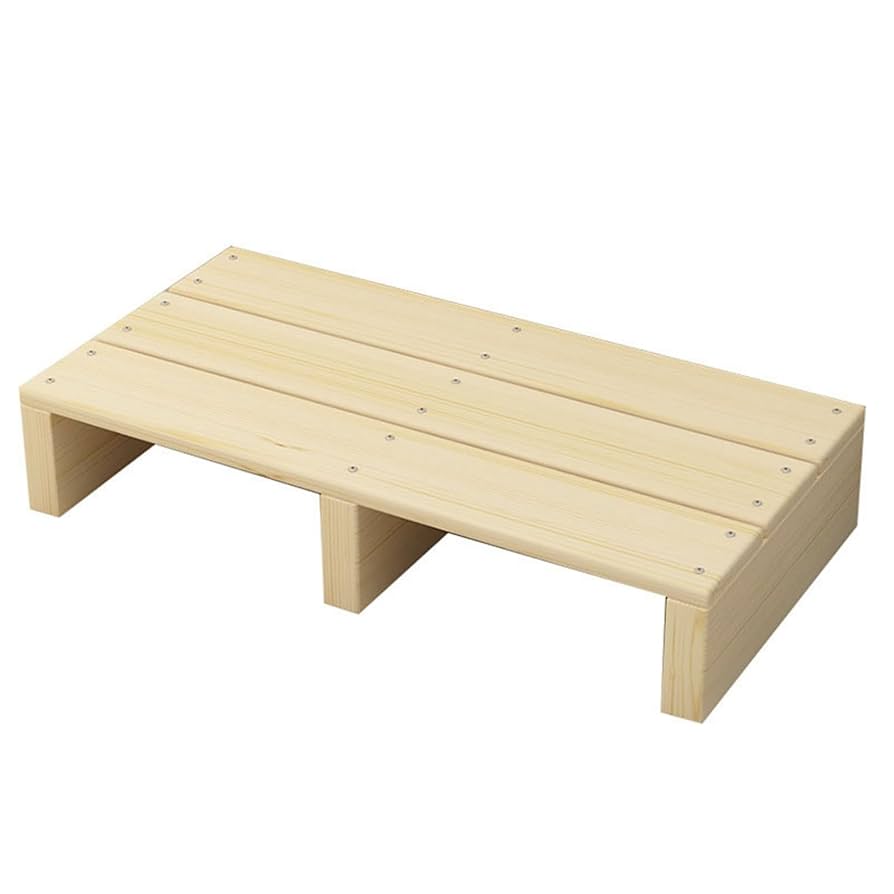 Amazon.co.jp: 玄関台 木製 玄関ステップ 踏み台 50*30*11cm