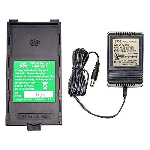 Whites NiCad Rechargeable Battery Kit (NiCad Battery & Charger) Top