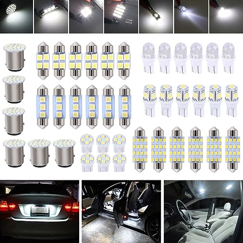 Set 42 Bombillas LED para Auto 6500K Luz Blanca miniatura 2