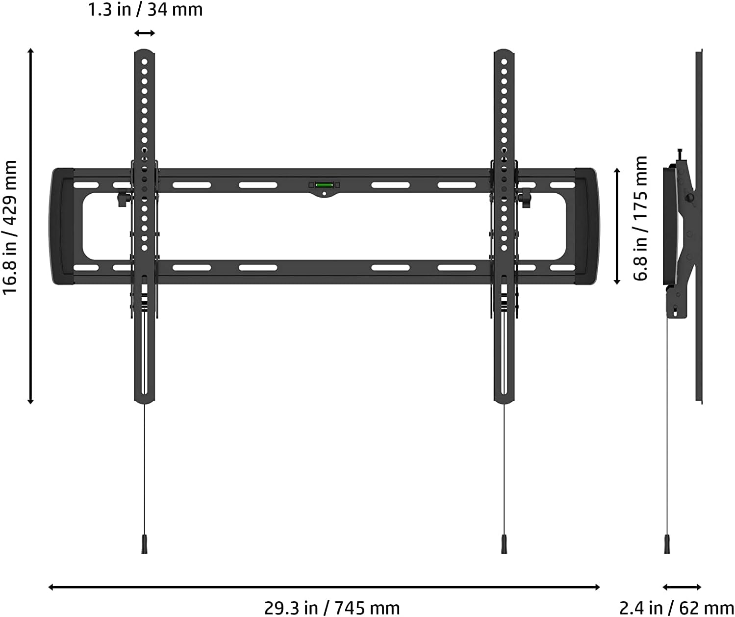 Exclusive Discount 🔥 Promounts Tilting TV Wall Mount Bracket, Premium All Steel Tilt TV Wall Bracket for Most Flat & Curved Screens from 37 to 100 Inch, with VESA 100x100 to 600x400, Holds up to 143lbs (UT-PRO640) 🔥 Hot Deals Promounts Tilting TV Wall Mount Bracket, Premium All Steel Tilt TV Wall Bracket for Most Flat & Curved Screens from 37 to 100 Inch, with VESA 100x100 to 600x400, Holds up to 143lbs (UT-PRO640)