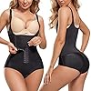 REYEOGO-Waist-Trainer-for-Women-Shapewear-Bodysuits-Firm-Body-Shaper-Butt-Lifter-Tummy-Control-Corset-Slimming-Girdles REYEOGO Waist Trainer for Women Shapewear Bodysuits Firm Body Shaper Butt Tummy Control Faja Colombiana Open Bust Corset (Medium, Black)