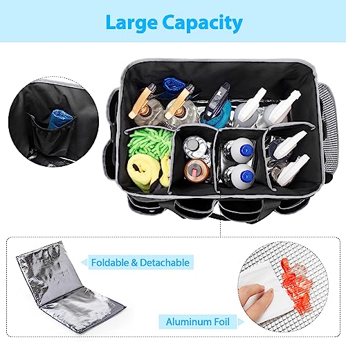 Bolsa de artículos de limpieza HODRANT con separadores para evitar derrames 3
